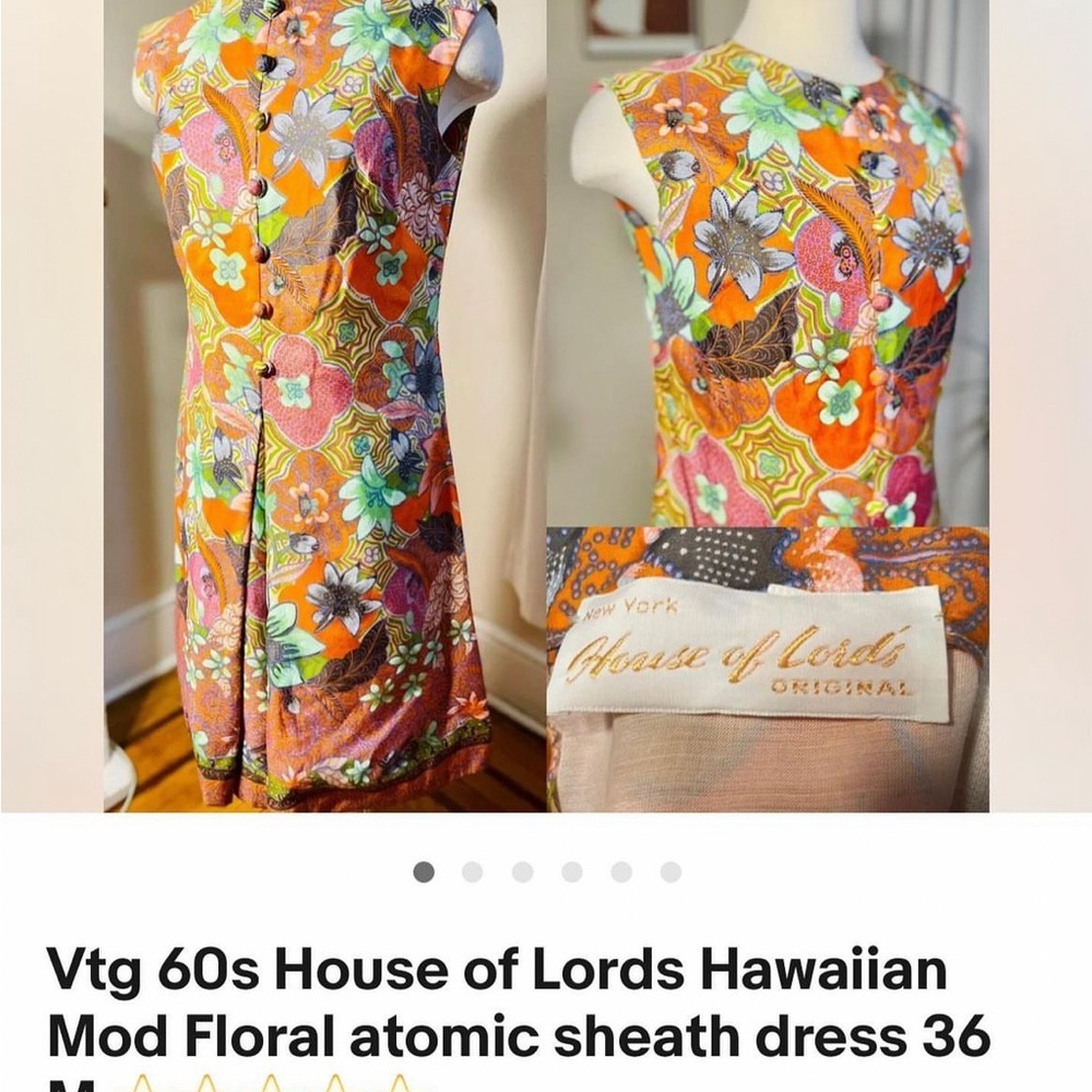 70s Mod House of Lords graphic sheath